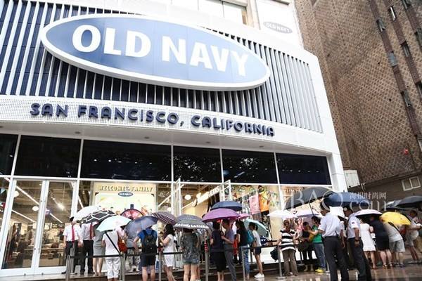 oldnavy進軍中國西部市場 銷售男士、女士及嬰幼兒童全系列產品