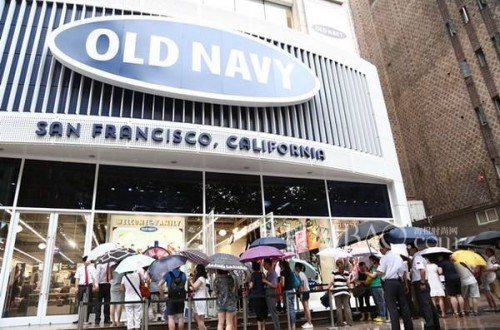 oldnavy進軍中國西部市場 銷售男士、女士及嬰幼兒童全系列產品